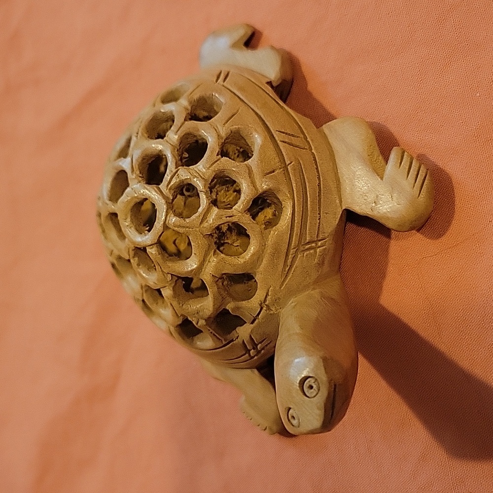 Wood Carved Turtle